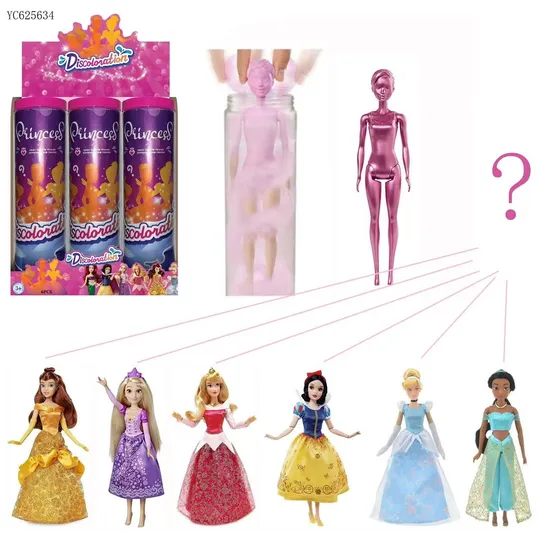 Wholesale Hot Sell 11 Inches 12 Inches Color Changing Barbie Baby Doll Magic Toy Doll Classic Princess Set Doll Toy Children Kid Doll Toy Silicone Doll Toy