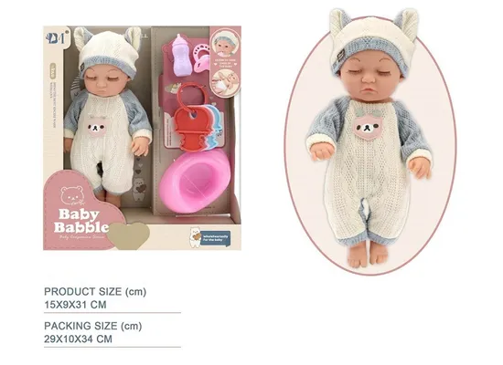 Soft Rubber Vinyl Doll Toys 12 Inch Fashion Realistic Reborn Baby Silicone Dolls for Kids