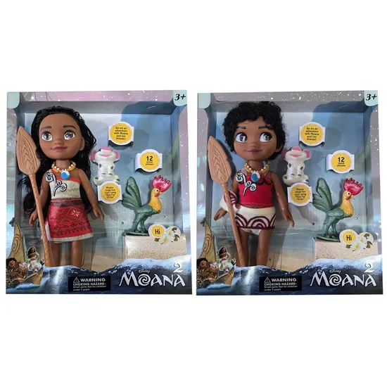 Hot Sell 10 Inches 14 Inches Moana Doll Reborn Baby Doll Children Kid Girl Gift Promotional Doll Toy Silicone Durable BJD Doll with Music and Light