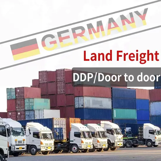 Cheap and Safe Land Logistics Trucking Freight Shipping DDP Door to Door Service From China to Europe/UK/Poland/Russia/Germany