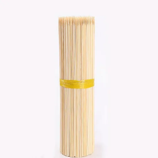 China Factory Direct Selling Solid Bamboo Skewers