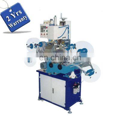 UT12 Automatic Fabric Label Hot Foil Stamping Machine, Textile Garment Tape Heat Transfer Press
