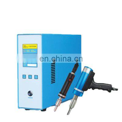 factory price 35kHZ 900W portable gun type ultrasonic spot welder handheld plastic induction welding machine