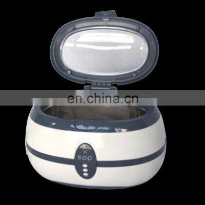 Automatic sonic vibrating glasses jewelry digital stainless steel hardware parts cleaning ultrasonic cleaner