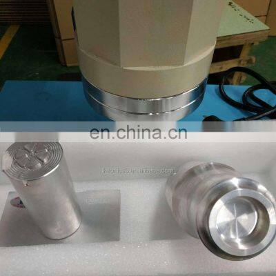 Custom ultrasonic mold horn and fixture for N95 air valve respiration valve welding