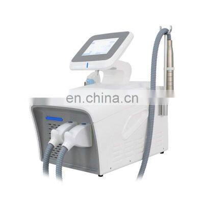 Portable 2 in 1 Picosecond laser IPL OPT hair removal carbon peel tattoo removal wrinkle removal skin whitening
