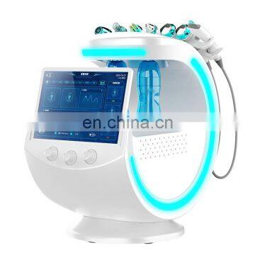 2020 Newest Ice Blue Magic Mirror Skin Analyzer RF Face Lifting Skin Scrubber Oxygen Sprayer Facial Deep cleaning Machine