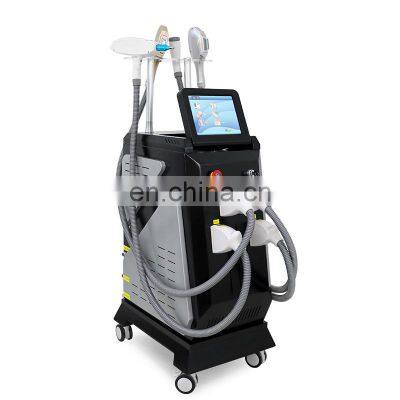 4 in 1 elight ipl opt rf nd Yag Laser Tattoo removal/IPL hair removal machine