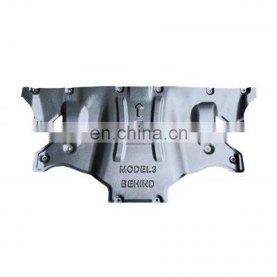 rear front under tray skid plate for Tesla Model 3
