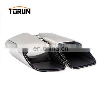 Hot sale high quality Universal exhaust pipe for porsche 971 accesorios 17 Panmera 971 Square Mirror Polish