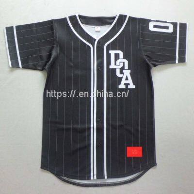 Sublimated Baseball Jersey Customized Gym Wear.