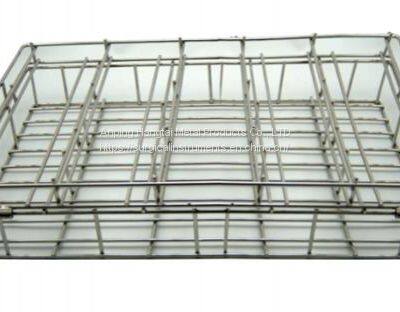 Water bottle basket 15-Water Bottle Basket with Hinged Lid