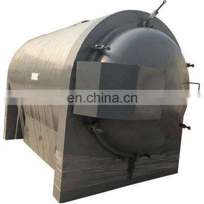 Coconut shell bamboo oak wood Horizontal charcoal making furnace stove kiln