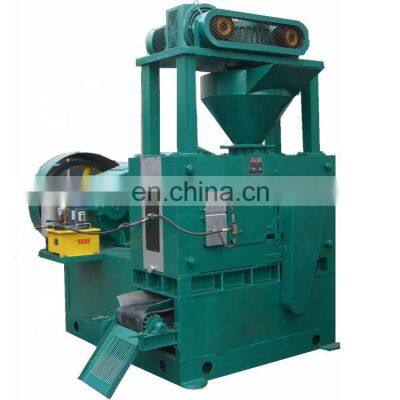 double rollers high pressure hydraulic silicon carbide iron aluminum ash alumina powder briquette press machine