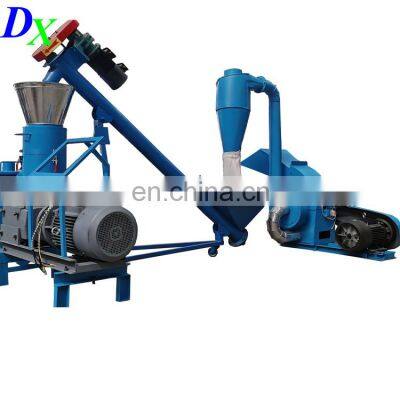 Flat die 6mm 8mm stufa pellets rice husk wood sawdust biomass pellet making machine
