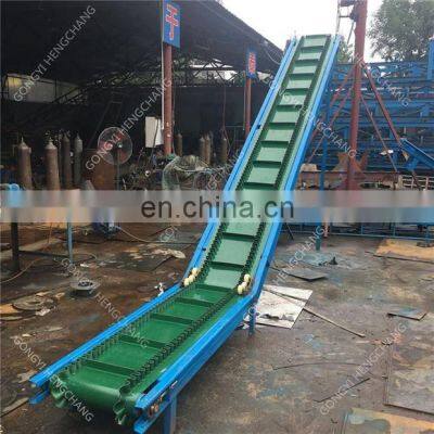 Customized 6.5hp Large Capacity Big Portable Inclined Big Dip Angle Sidewall Rubber Belt Conveyor for Coal Cement Industry Stone