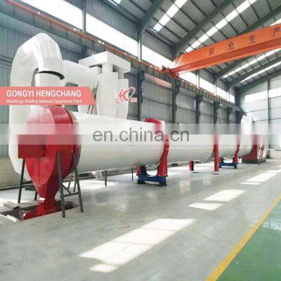 Coal ash dryer machine factory price fluorite powder mine bentonite coal ash binocular salt slag rotary dryer machine with price