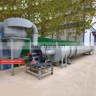 China Factory Supply Single Cylinder Mini Wood Sawdust Quartz Sand River Sand Dryer Machine Stainless Steel Rotary Dryer Price