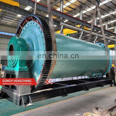 China Small Diesel Engine 900*1800 Limestone Ball Mill Machine Stone Grinding Ore Powder Fine Mining Gold Ball Mill For Sale
