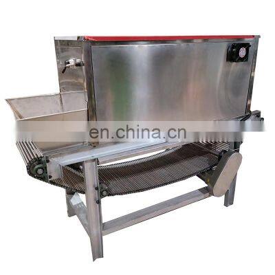 Automatic chain type garlic peeling machine dry type garlic peeler machine