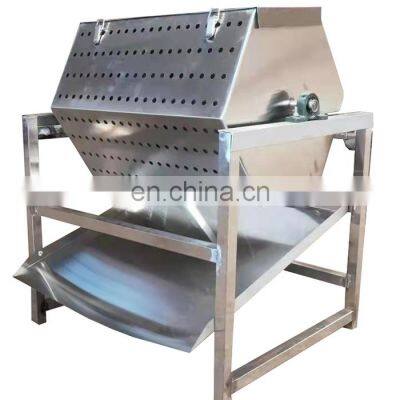 High efficiency quail egg shredder Quail egg skin removing machine