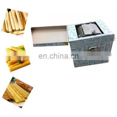 High quality egg biscuit roll machine, egg rolling making machine,Crispy machine