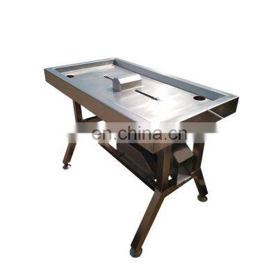 Stainless steel Chicken gold stripping machine chicken slaughter machine/gizzard peeling machine