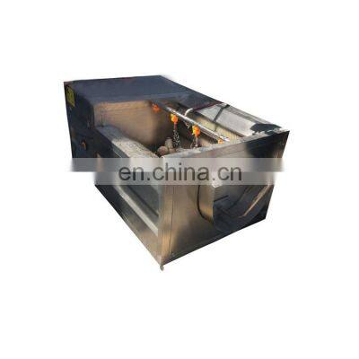 High quality root vegetables cleaning machine with factory price brush roller potato lotus root washing cleaning machine