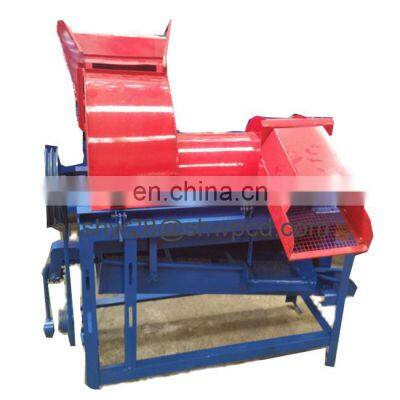 Multifunctional corn peeling and threshing machine
