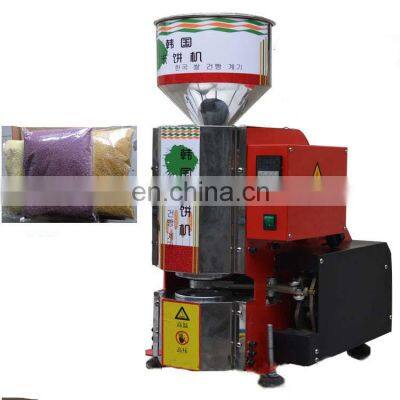 Low calorie well-being snack, automatic rice cake making machine,
