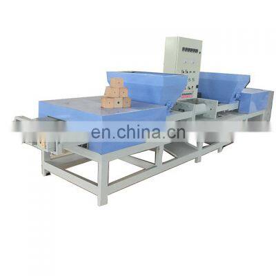Wood feet block hot press machine wood sawdust block making machine/Wooden pier forming machine for sale