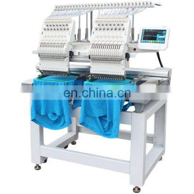 computerized Automatic high speed 3D Computer Embroidery Machine industrial flat embroidery machine