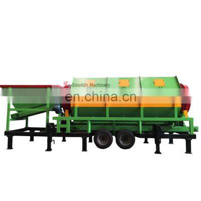 Hot Selling Compost Fertilizer Sieving Machine Compost Processing Trommel Screen