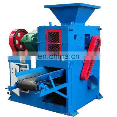 Roller type charcoal coal dust briquetting machine for coal powder ball briquettes making