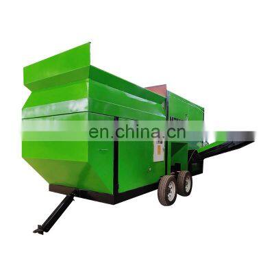 Automatic Municipal Solid Waste Sorting Line Municipal Waste Recycling Sorting Machine Mobile Garbage Trommel Screen