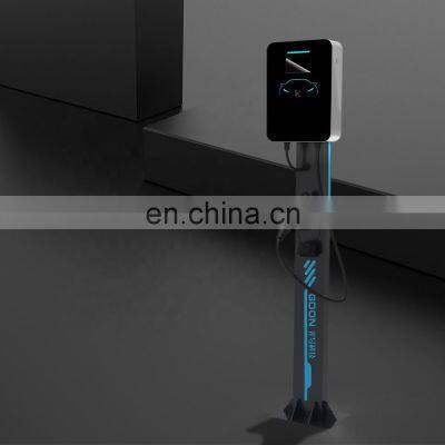 EV Charger Factory Manufacturer Ocpp Mennekes Type 2 32a 3 Phase 11kw 22kw Wallbox Fast Electric Charging Station EV Car Charger