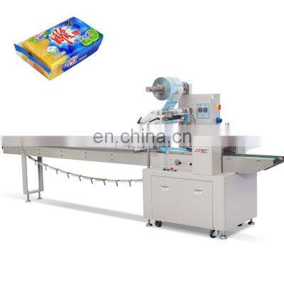 CE high speed automatic flow packing machine plastic bag soap washing packaging machine