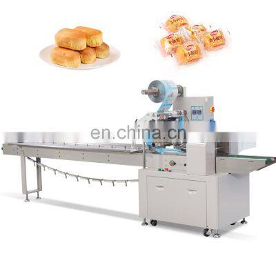 Multi-Functional Semi/Full Automatic Horizontal Pillow Bag Cake Bread Biscuits Packaging Machine