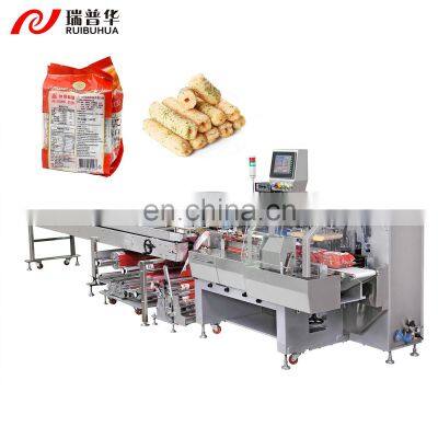 Ruipuhua Secondary Packaging System For Single Pouches Secondary Packaging Machine Flow Wrapper