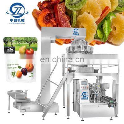 Premade Bag Packing Doypack Pouch Sachet Automatic Popsicle Pea Milk Powder Potato Chips Biscuit Dried Fruit Packaging Machine