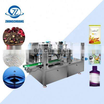 Coffee Packing Nitrogen Flushing Oil Filling And Tea Leaves Sachet Sugar Packaging Machine