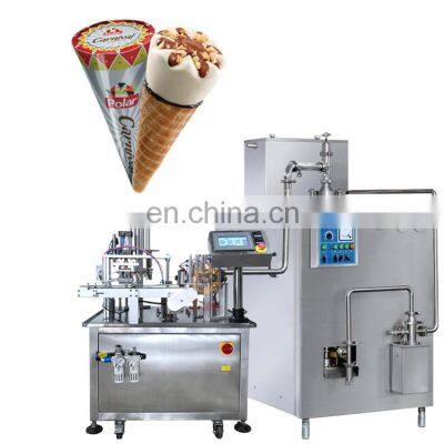 High speed automatic ice cream cone filling packing machine ice cream cone packaging machine