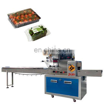 Full Servo Automatic Packed Fresh Vegetables Cake Cup Bakery Vegetable and Fruit with Tray Packing Machine