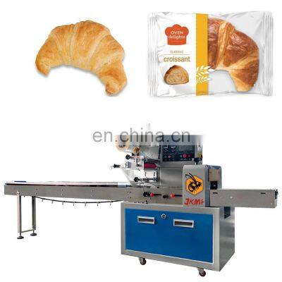 Best Selling High Speed Bread Pillow Packaging Machine for Croissant Bread Packing Machine Hamburger Donut Packing Machine