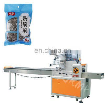 Automatic Pillow Bag Scourer Ball Kitchen Cleaning Sponge Flow Packing Machine