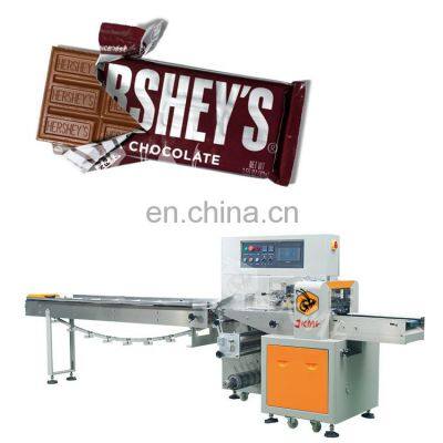 High speed chocolate bar wrapping machine packing