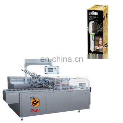 High quality automatic hair brush carton box packing machine for packaging box