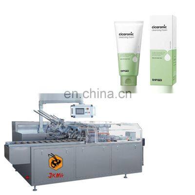 Ce automatic cosmetic ointment bottle carton packing facial cream jars cartoning machine for bottles