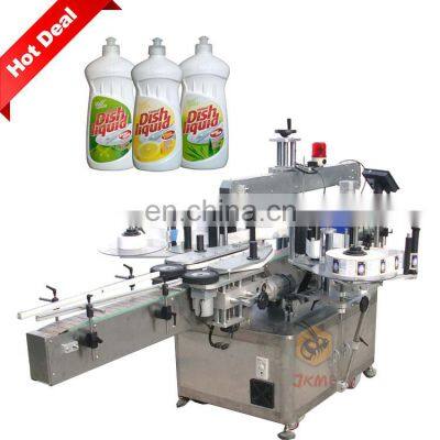 Automatic laundry detergent bottle sticker machine maker electrical machinery price