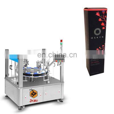 JKMF carton packaging machinery vertical rotary sachet cartoning machine small carton packing machine